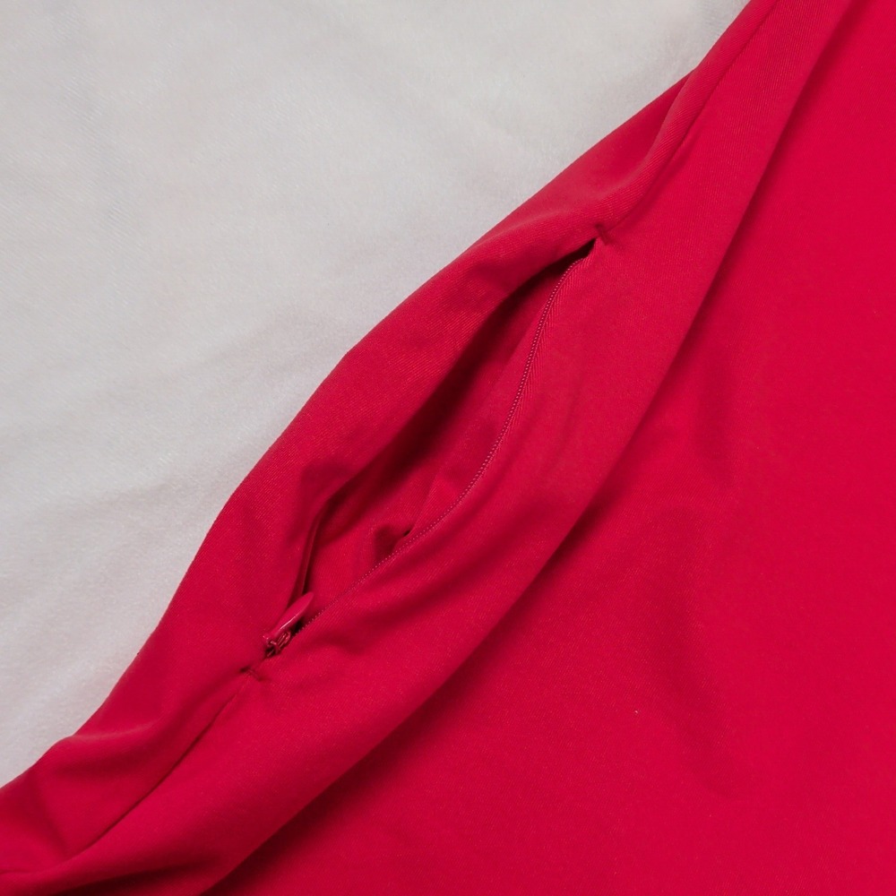 Active Red Racerback Dress Built-In Bra Zipper Pocket Size Small - Picture 3 of 9